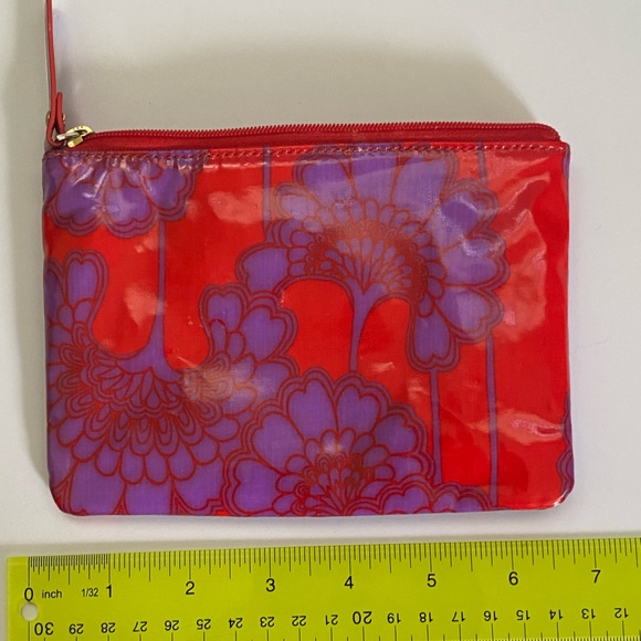 ♠️ kate spade's "♠️ Twirl" Cosmetic Bag - Purple and Red - EUC Gorgeous! - Picture 1 of 4